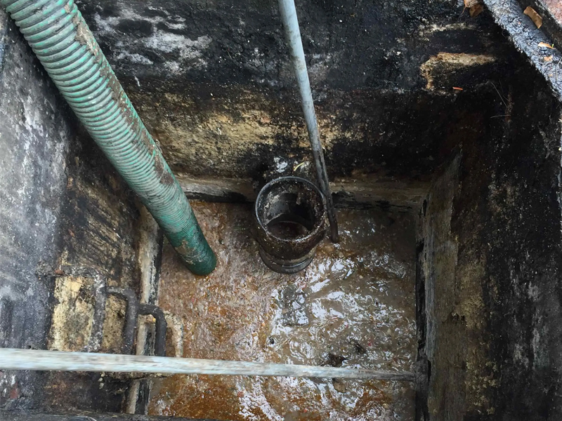 红山隔油池清理